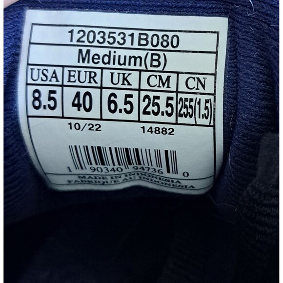 Brooks Adrenaline GTS 22 Womens 8.5 40 Medium Running Shoe Sneaker Black Purple - Picture 10 of 15